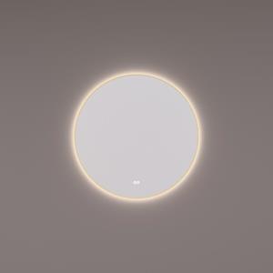 HIPP design 13500 ronde spiegel 120cm goud met LED en spiegelverwarming