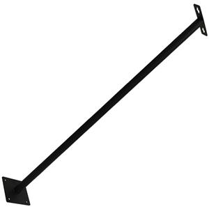 BES LED Montagesteun Voor Bouwlampen uursteun - Facto Mintor - 100cm - Zwart - Aluminium