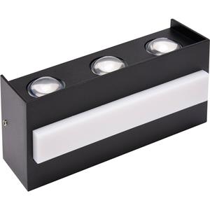 BES LED Led Tuinverlichting - Wandlamp Buitenlamp - Tistow Up And Down - 12w - 3-lichts - Natuurlijk Wit 4200k - Waterdicht Ip65