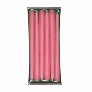 Enlightening Candles 24x Oud Roze Dinerkaarsen 25 Cm 8 Branduren - Dinerkaarsen