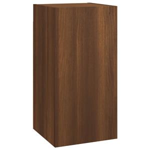 VidaXL Tv-meubel 30,5x30x60 Cm Bewerkt Hout Bruineikenkleurig