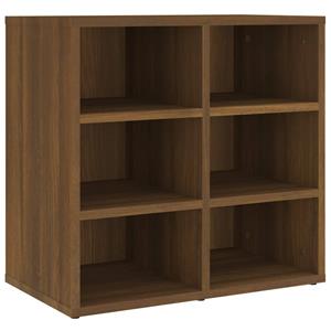 vidaXL Schoenenkast 52,5x30x50 cm bruin eikenkleur