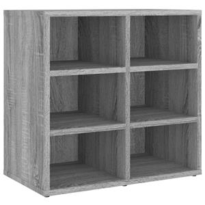 vidaXL Schoenenkast 52,5x30x50 cm grijs sonoma eikenkleurig