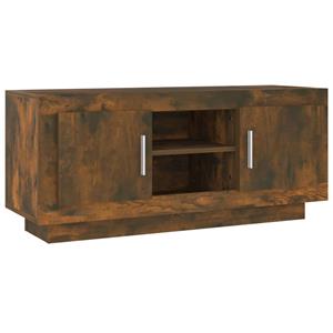 vidaXL TV-Schrank Räuchereiche 102x35x45 cm Holzwerkstoff 