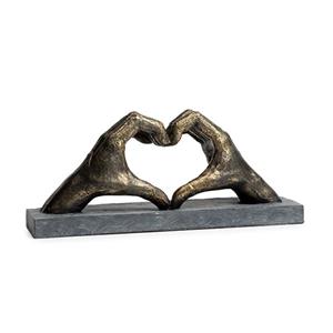 Casablanca by Gilde Sierobject voor aan de wand Sculptuur 'hart van handen' (1 stuk)