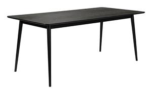 ZILT Eettafel Hany Essenhout, 160 x 80cm - Zwart