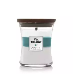 Woodwick Icy Woodland Trilogy Medium Candle