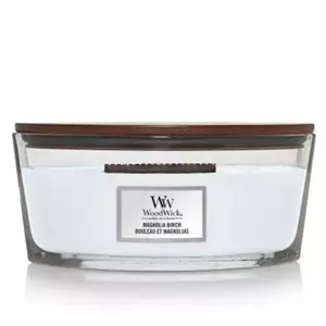 Woodwick Magnolia Birch Ellipse Candle