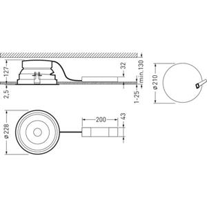 Trilux 9002020469 SNS RC7 #9002020469 LED-Einbauleuchte LED ohne 17W Weiß