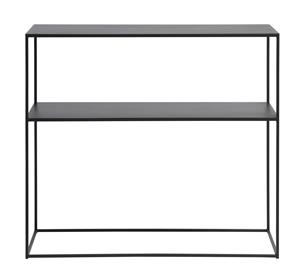 Giga Living Bijzettafel Pebble Zwart W90 cm - 