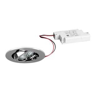 BRUMBERG LED inbouwspot Tirrel-R, dimbaar, chroom