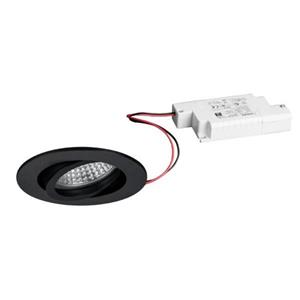 BRUMBERG LED inbouwspot Tirrel-R, dimbaar, zwart mat