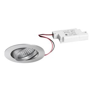 BRUMBERG LED inbouwspot Tirrel-R, dimbaar, mat aluminium