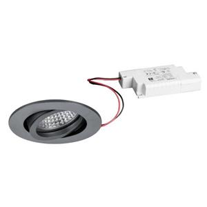 BRUMBERG LED inbouwspot Tirrel-R, dimbaar, titaan mat