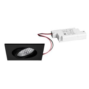 BRUMBERG LED inbouwspot Tirrel-S, dimbaar, zwart mat