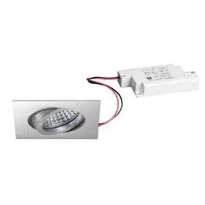 BRUMBERG LED inbouwspot Tirrel-S, dimbaar, mat aluminium