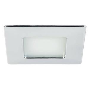 Brumberg Leuchten GmbH & Co. KG Brumberg LED-Einbaudownlight, IP44, chrom, quadratisch - 12110024