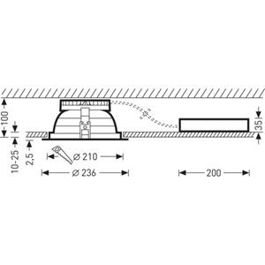 Trilux 6866951 InperlaL G2 #6866951 LED-Einbauleuchte LED ohne 16W Weiß