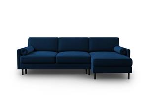 Micadoni Limited Edition | 5-zits hoekslaapbank Scott velvet rechts met opbergruimte