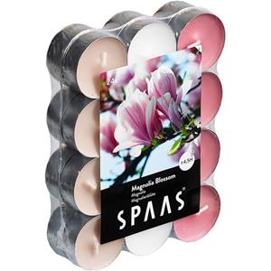 Candles by Spaas 96x Geurtheelichtjes Magnolia Blossom 4,5 branduren -