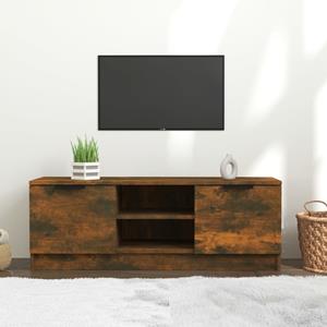 VidaXL Tv-meubel 102x35x36,5 cm bewerkt hout gerookt eikenkleurig