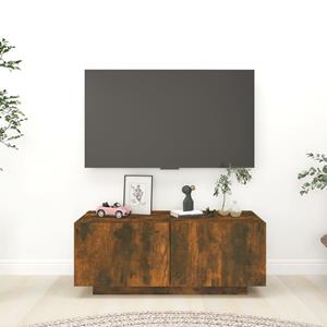 vidaXL TV-Schrank Räuchereiche 100x35x40 cm Holzwerkstoff 