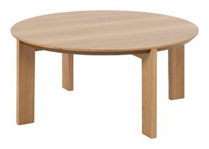 Bendt Salontafel Hawthorn Eiken, 90cm - Naturel - Rond