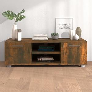 vidaXL TV-Schrank Räuchereiche 110x40x35 cm Holzwerkstoff 
