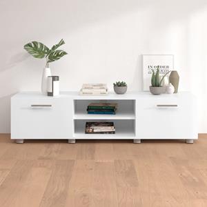 vidaXL TV-Schrank Weiß 140x40x35cm Holzwerkstoff 
