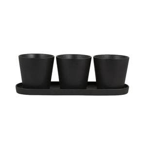 D&M Deco | Set van 3 kruidenpotjes Basic
