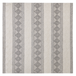 BELIANI Wollen vloerkleed 200 x 200 cm beige en grijs BOZOVA
