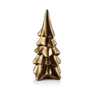 CASA DI ELTURO Goudkleurige Keramische Kerstboom - H21 Cm