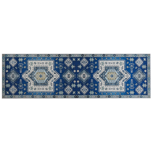 BELIANI Vloerkleed blauw 60 x 200 cm PARVAKALDI