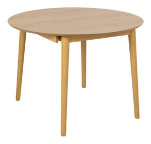 Bendt Uitschuifbare Ronde Eettafel Gwili Eiken, 115-154 x 75cm - Naturel