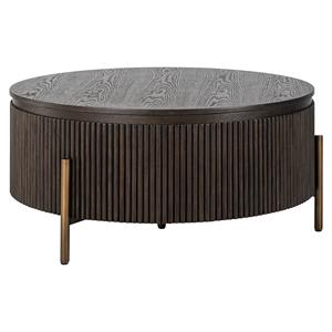 Richmond Interiors Richmond Ronde Salontafel Luxor Eiken, Ø95cm - Bruin