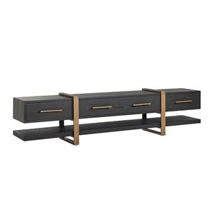 Richmond Interiors Richmond TV-meubel Cambon Eiken, 240cm - Zwart