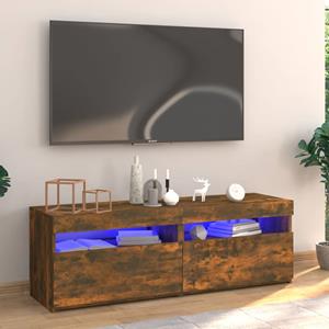VidaXL Tv-meubel Met LED-verlichting 120x35x40 Cm Gerookt Eikenkleurig