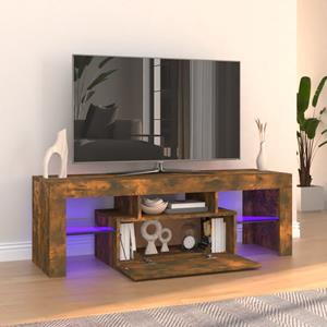 VidaXL Tv-meubel Met LED-verlichting 120x35x40 Cm Gerookt Eikenkleurig