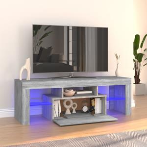 vidaxl Tv-meubel met LED-verlichting 120x35x40 cm grijs sonoma eiken