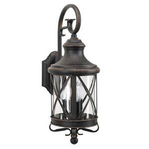 KS Verlichting Romantica buitenlamp 3-lichts incl. led