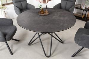 Invicta Interior Eettafel Ellips Antraciet 120cm - 41710