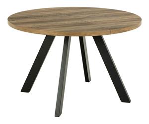 Bendt Uitschuifbare Ronde Eettafel Lauge Eiken, 120-210 x 75cm - Naturel