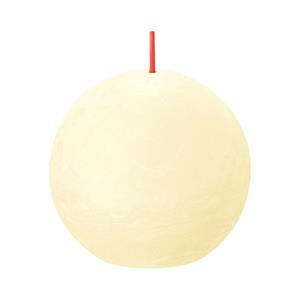 Bolsius Shine rustiek Bolkaars Ø76 mm Butter Yellow