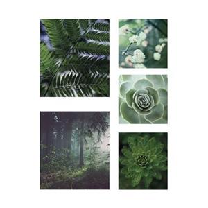 Art For the Home Canvas Set van 5 - Zorgvuldigheid - 60x80 cm