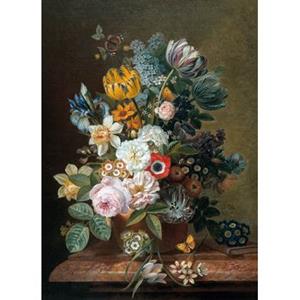 Art For the Home Canvas - Stilleven met Bloemen - 70x100 cm