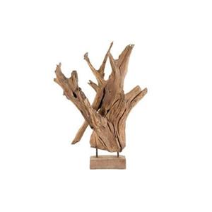 Dijk Natural Collections Root teak on stand 60-70cm - Natuurlijk