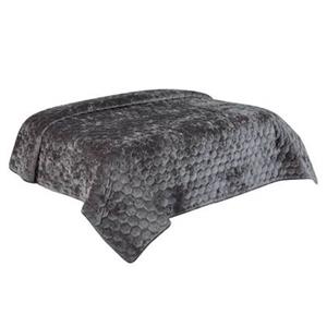 Unique Living Bedsprei Peggy 170x220cm dark grey