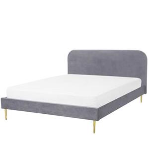 Beliani FLAYAT Bed grijs 140x200
