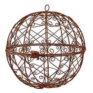 Clayre & Eef Decoratie Ø 30x30 cm Koperkleurig Metaal