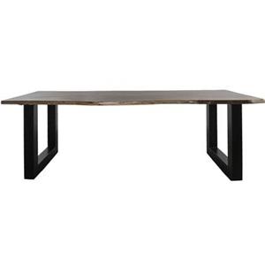 Home67 Eettafel Mats 200 cm - u poot - Boomstamblad